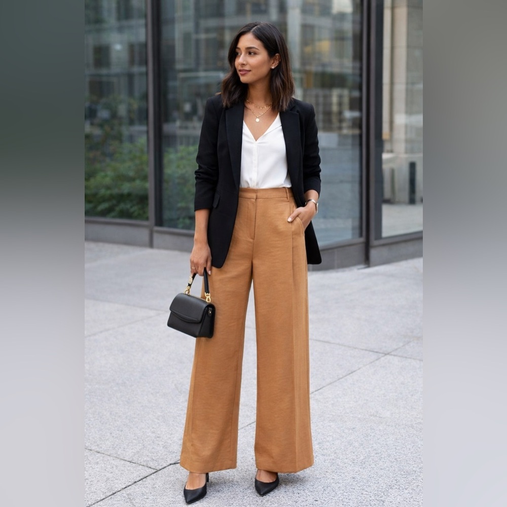 Zara Wide-Leg Women's Pants